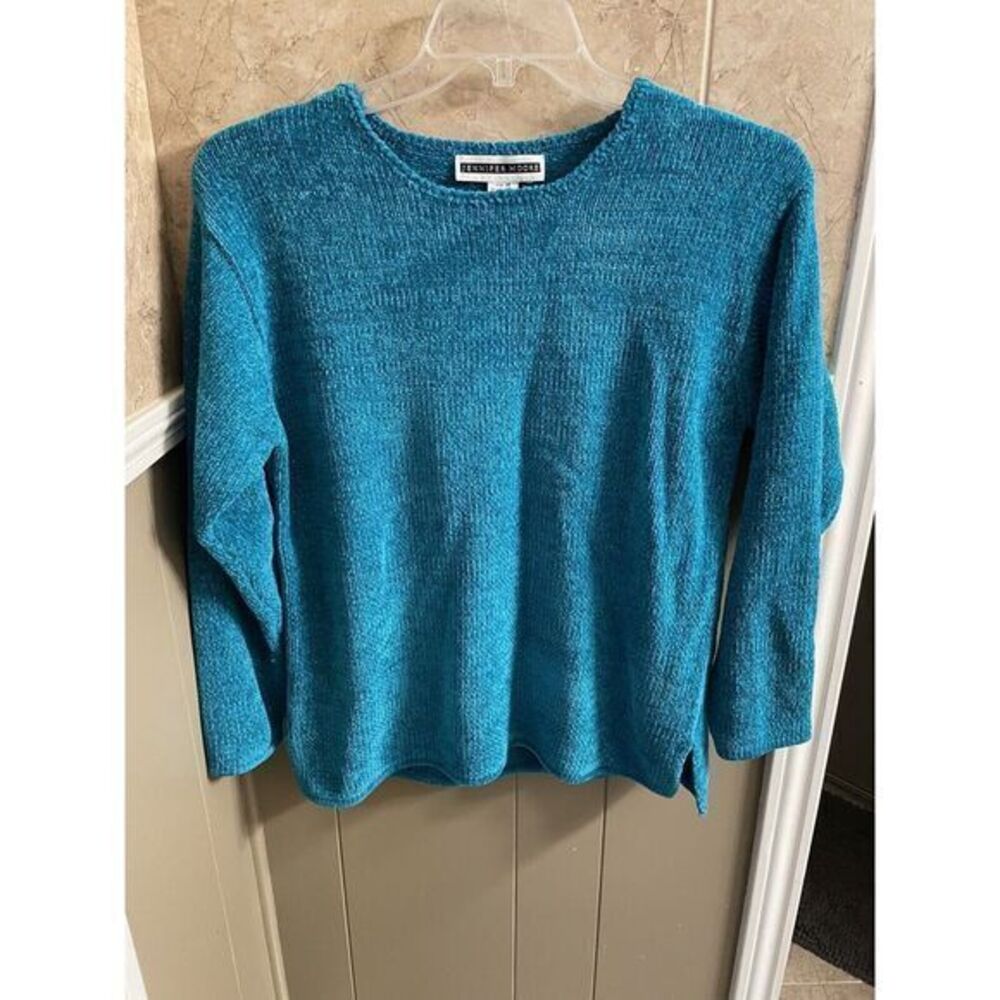 Jennifer Moore Turquoise‎ Sweater Size Medium